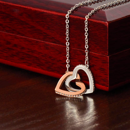 To My Daughter - Always Keep Me In Your Heart - Message Card Necklace From Dad